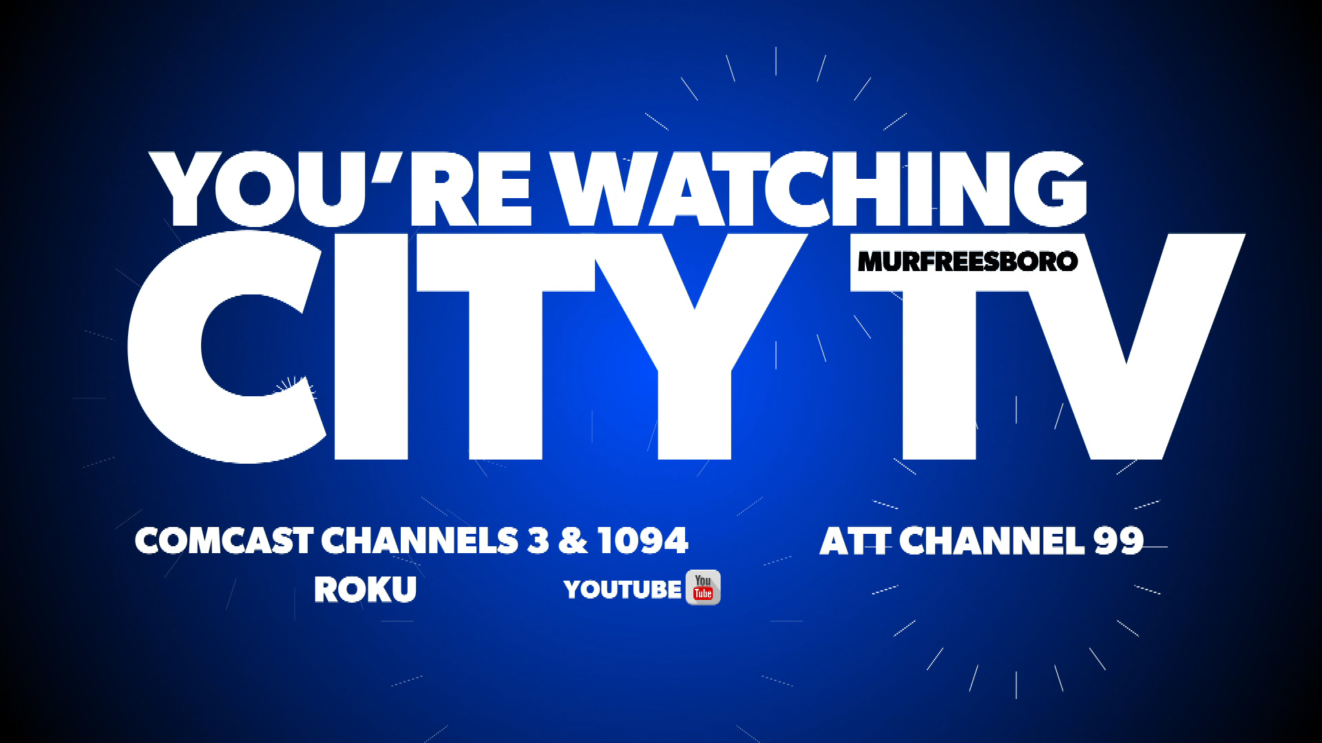 Thumbnail image for You're Watching Station ID