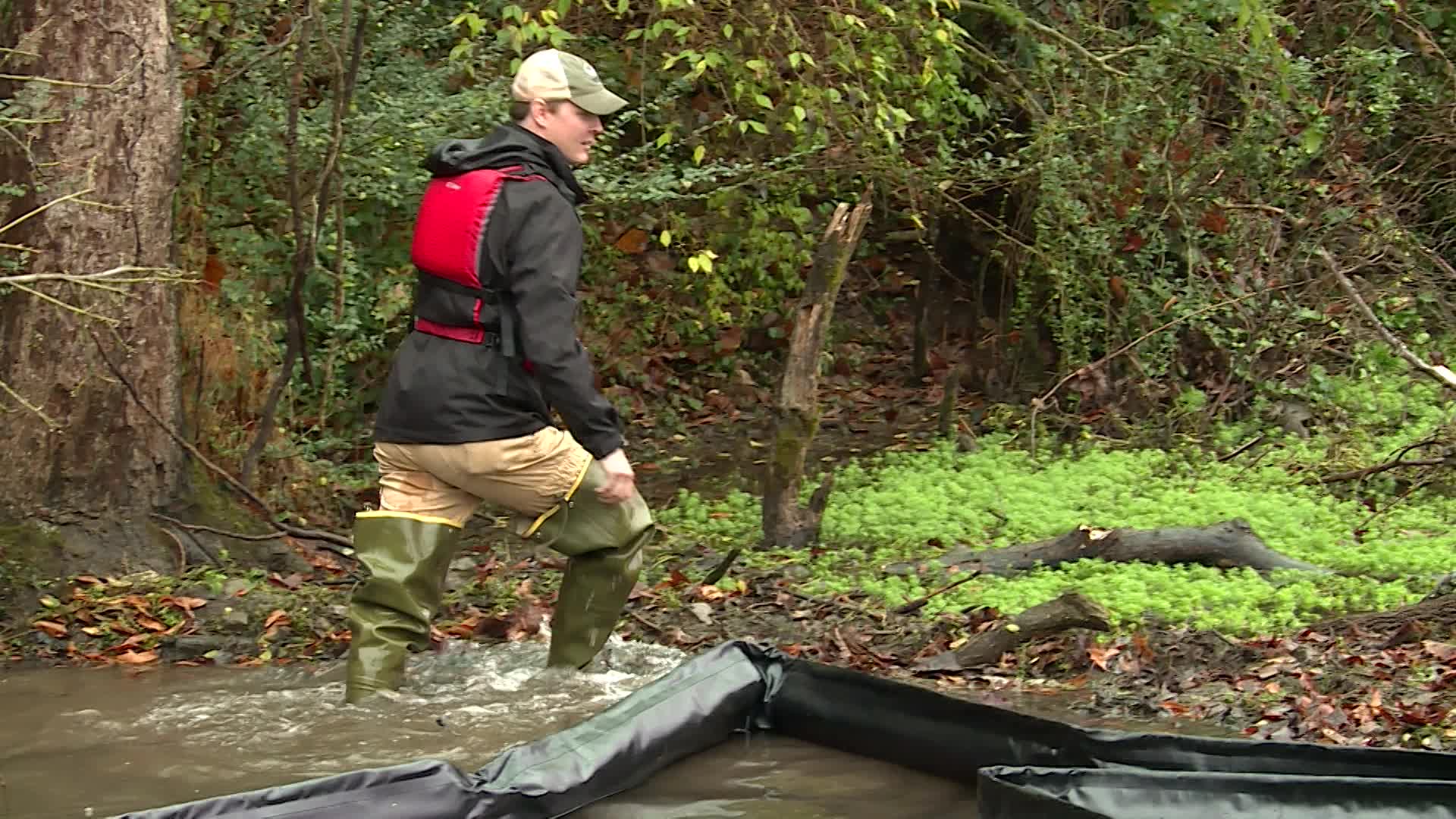 Thumbnail image for Litter Boom Installed