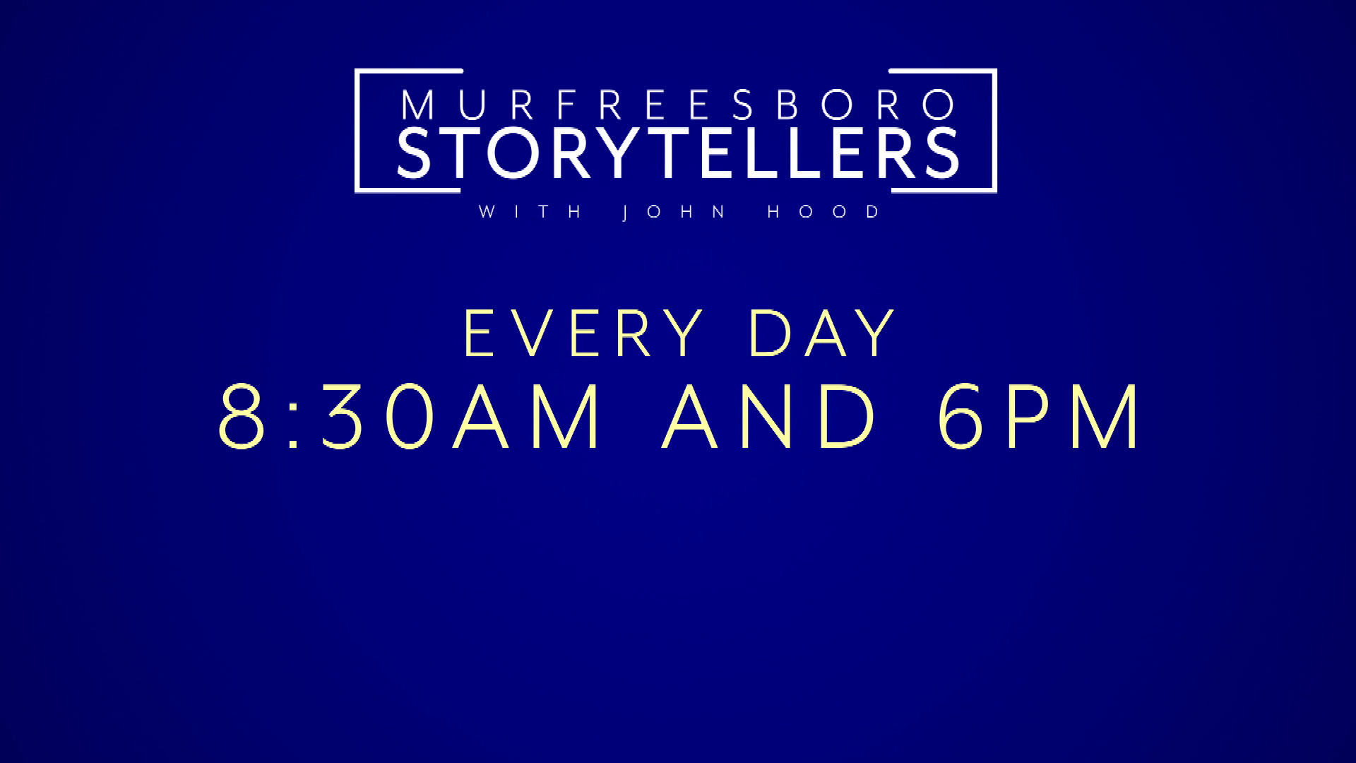 Thumbnail image for Murfreesboro Storytellers Promo
