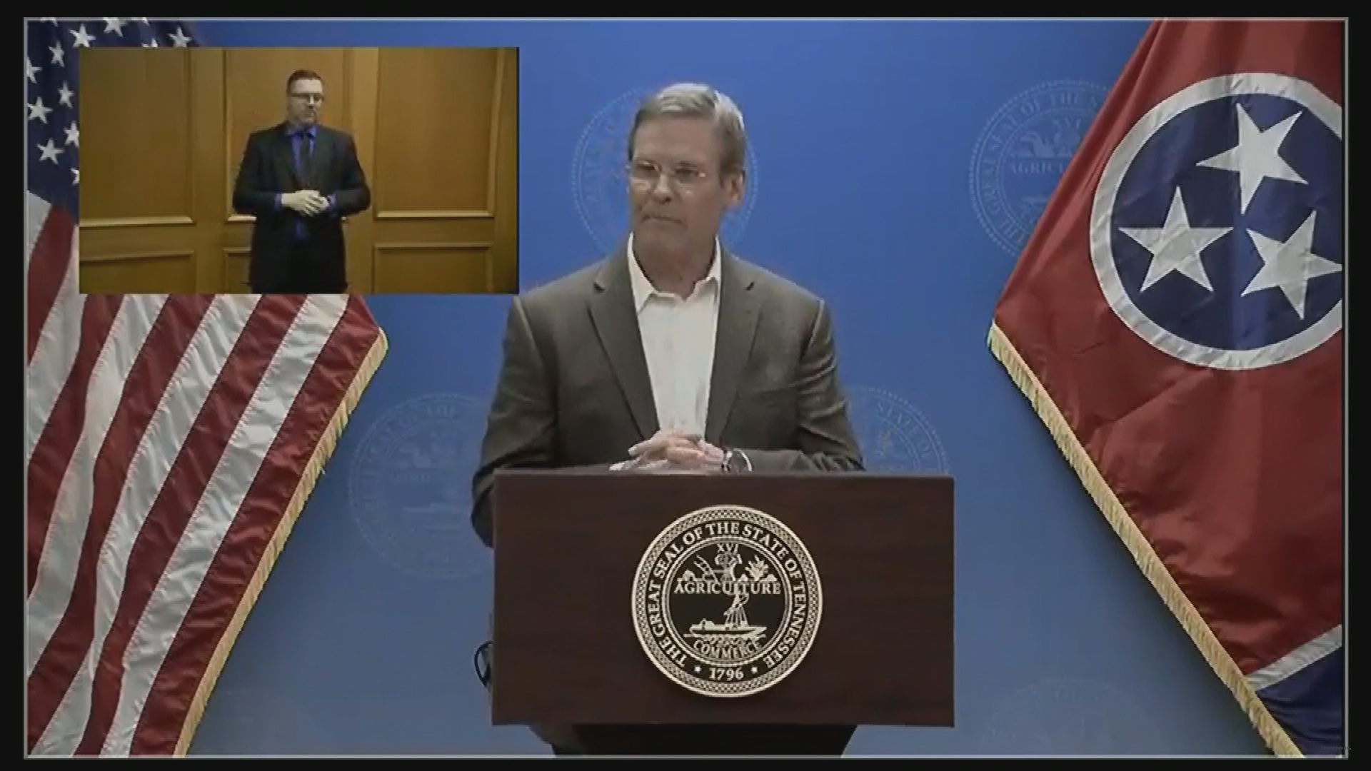 Thumbnail image for Gov. Lee COVID-19 Briefing