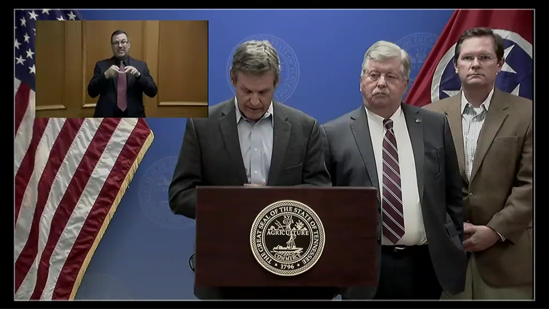 Thumbnail image for Gov. Lee COVID-19 Briefing (3/30)