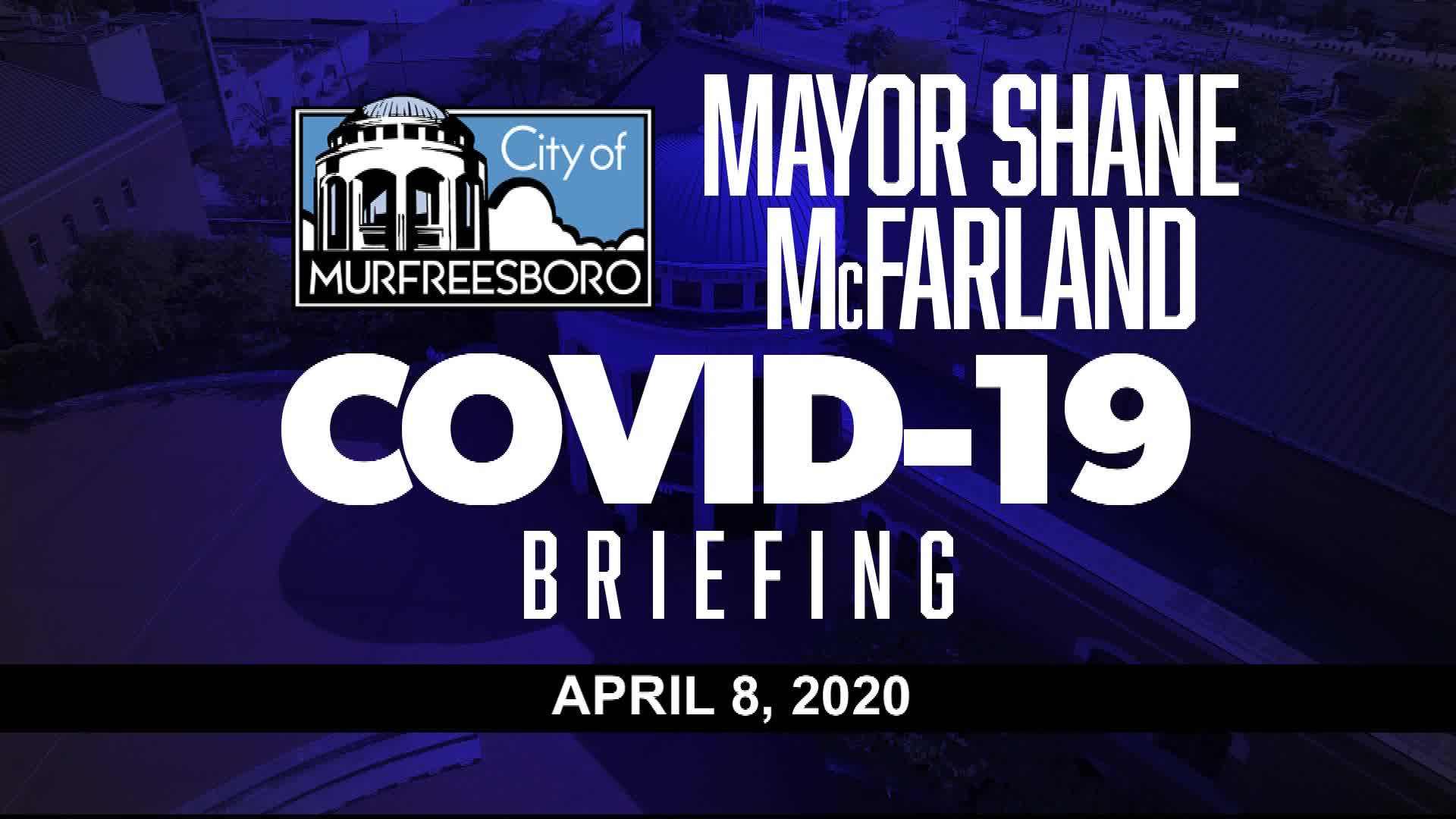 Thumbnail image for Mayor COVID-19 Briefing (4/8)