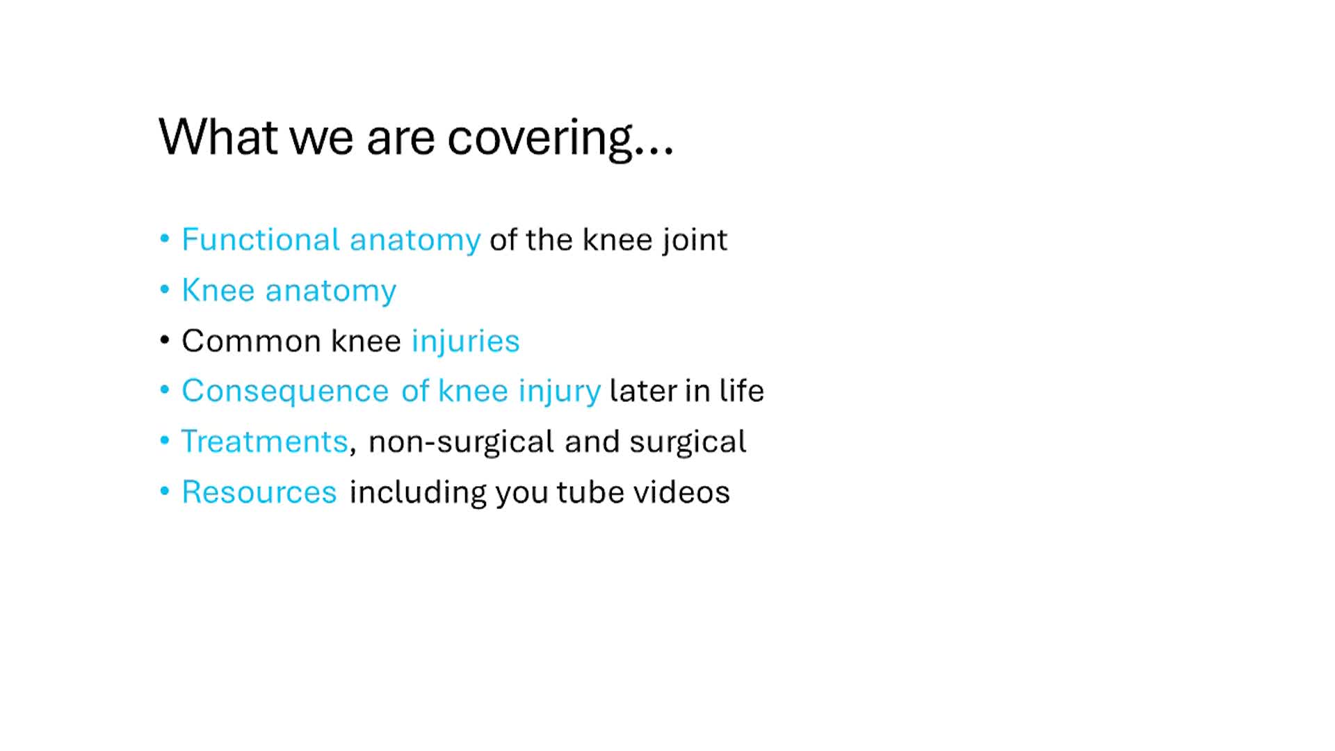 Knee Pain