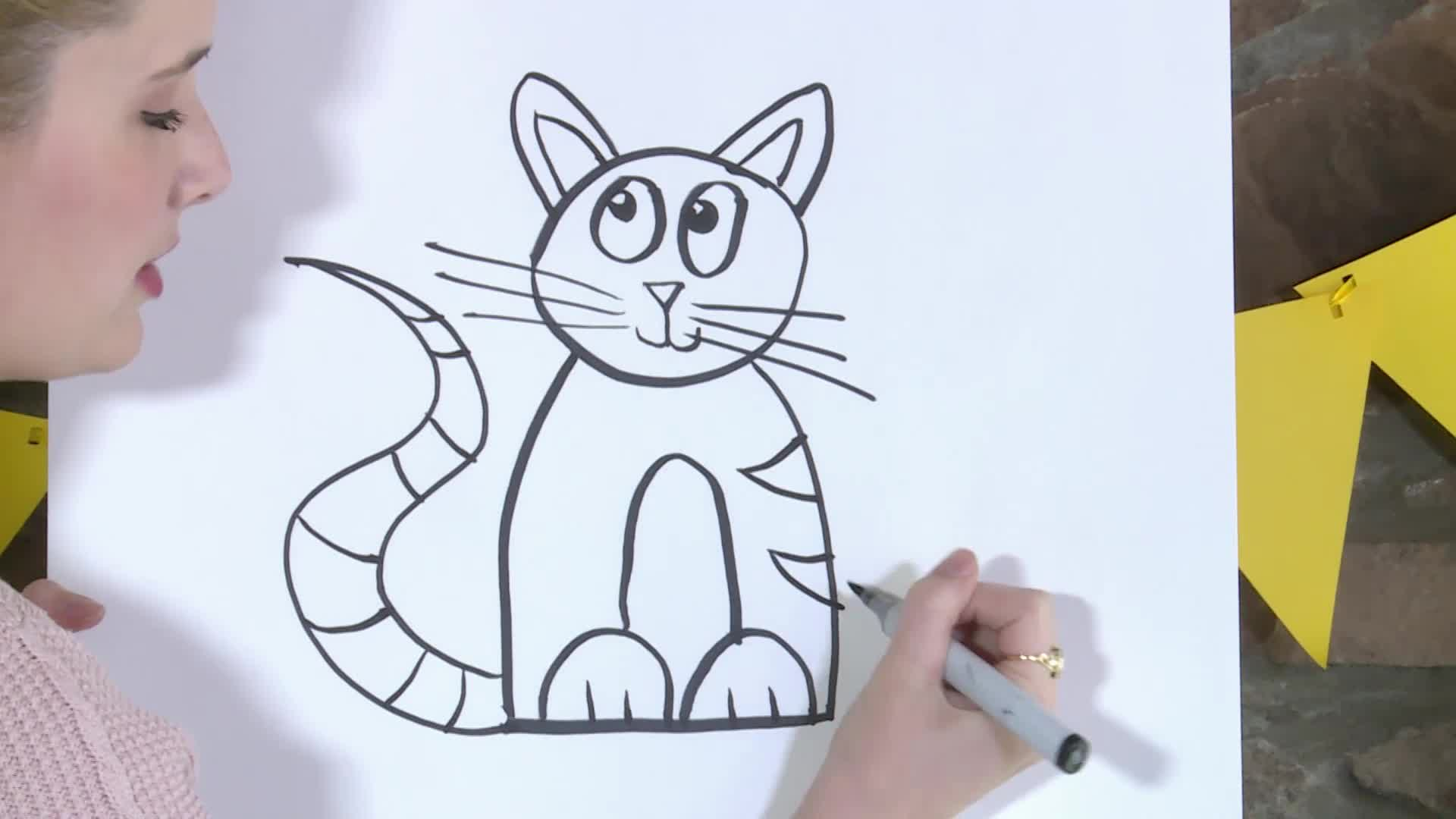Thumbnail image for Murph Draw a Cat