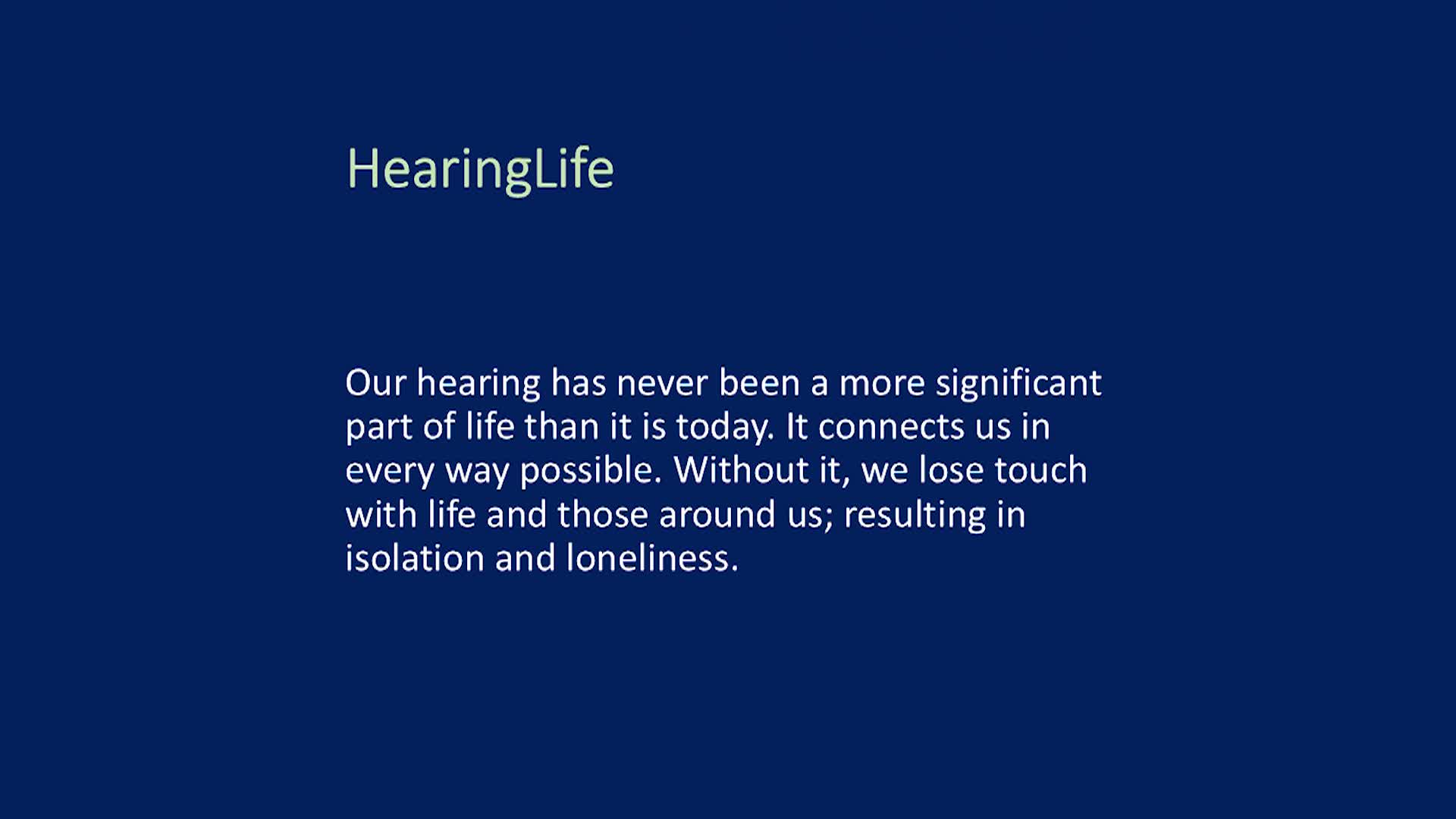Hearing Loss