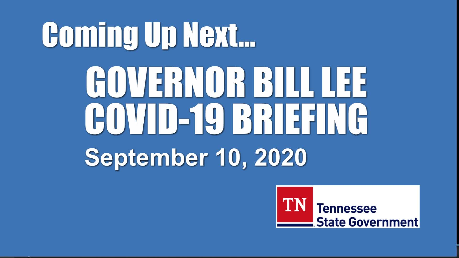 Thumbnail image for Gov. COVID-19 Briefing (9/10)