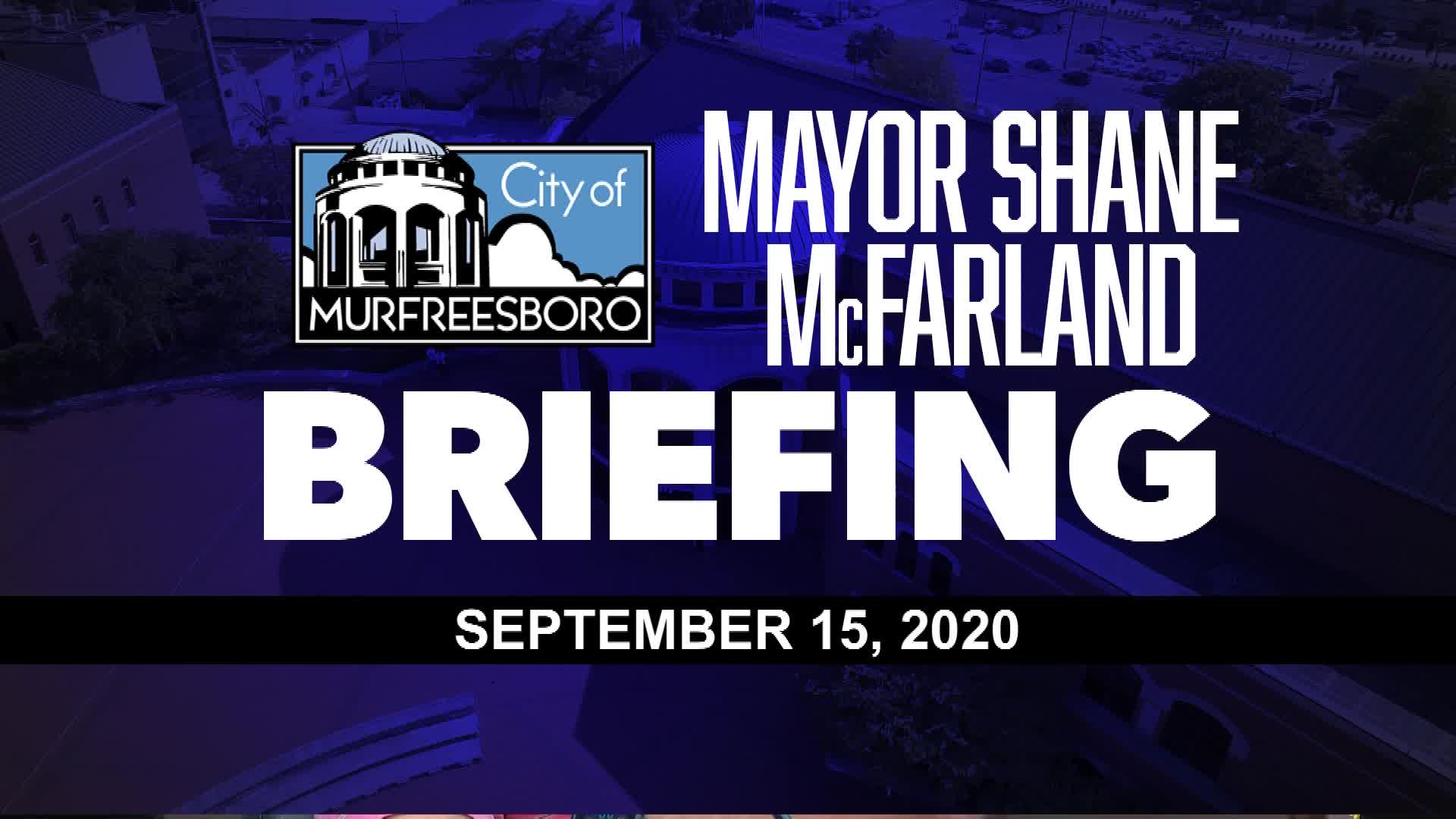 Thumbnail image for Mayor Briefing (9/15)