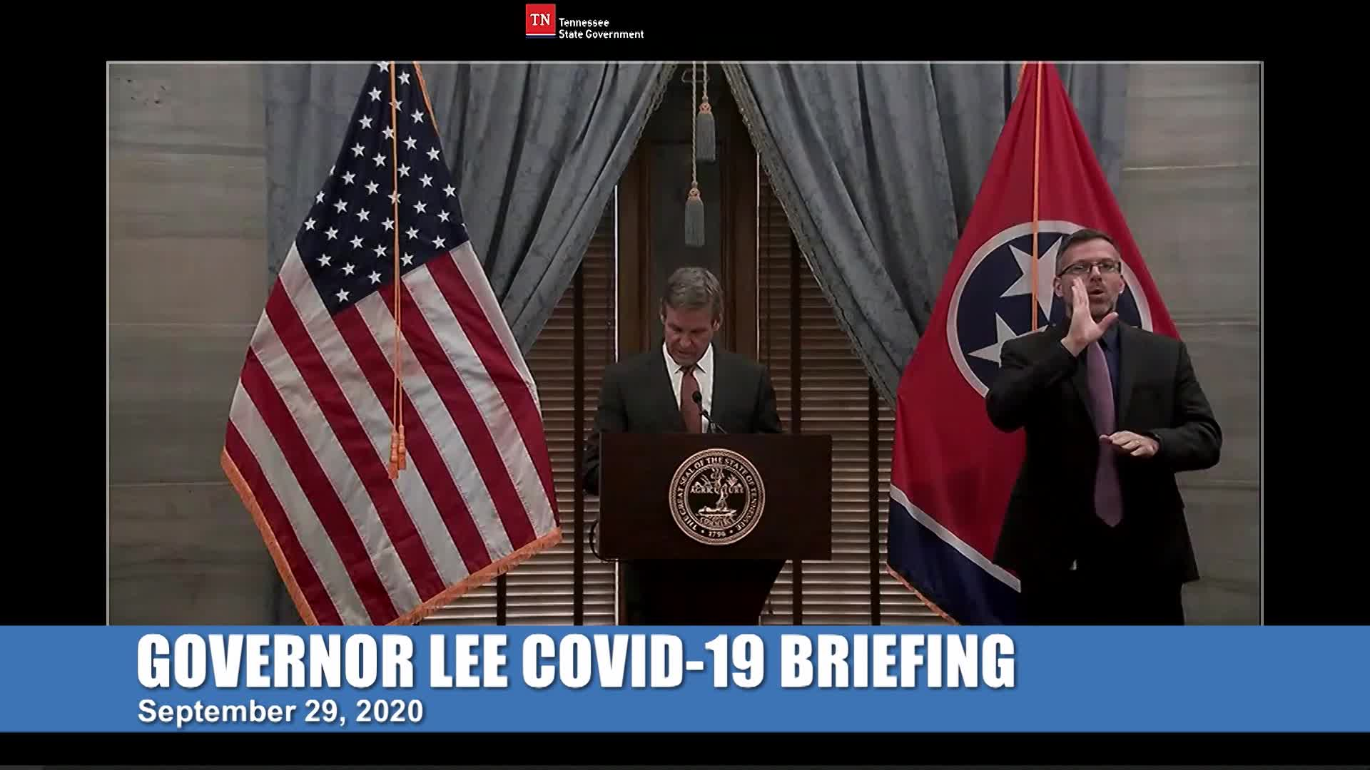 Thumbnail image for Gov. COVID-19 Briefing (9/29)