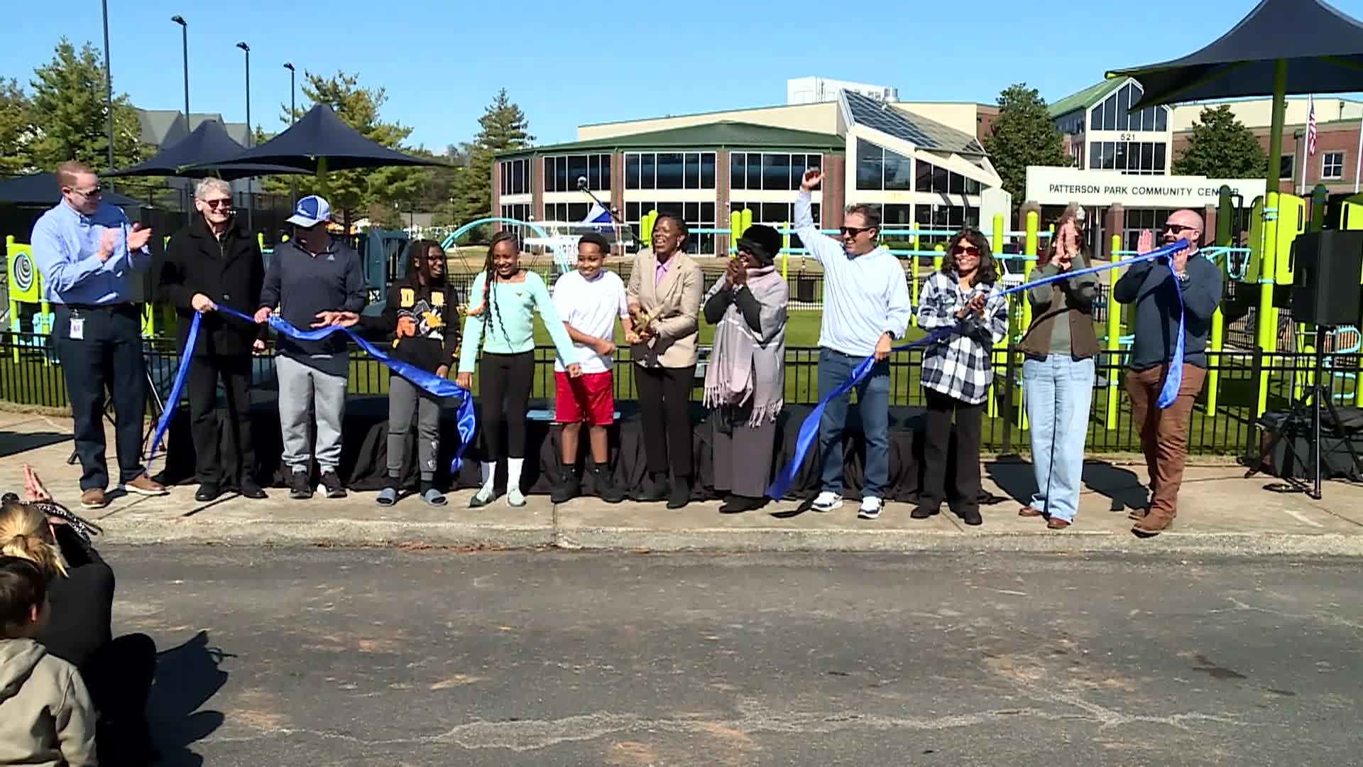 Playground & Splash Pad Ribbon Cut