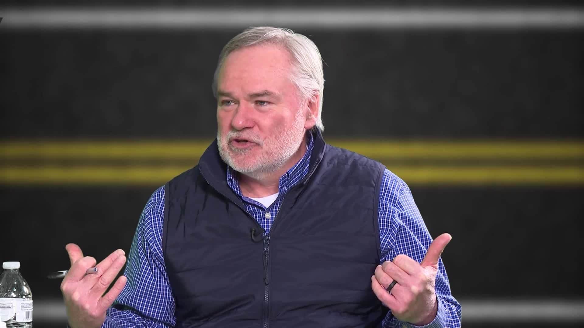 close up of guest talking about traffic in murfreesboro