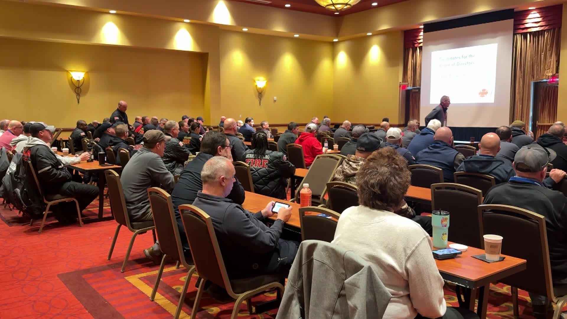 mfrd employee being honored as new president of TFSIA