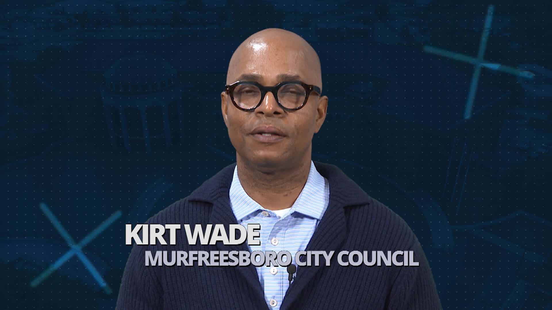 Councilmember Kirt Wade promoting CityTV