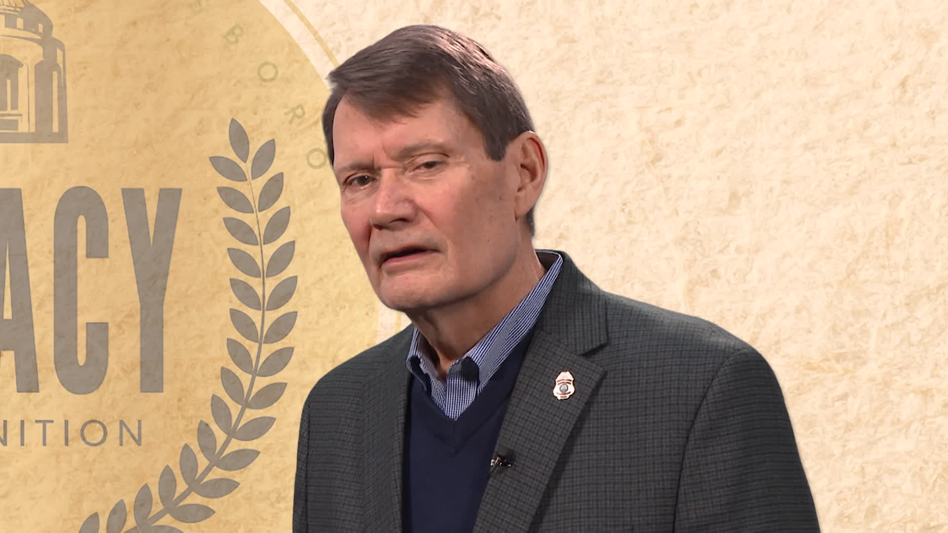 Man telling his story