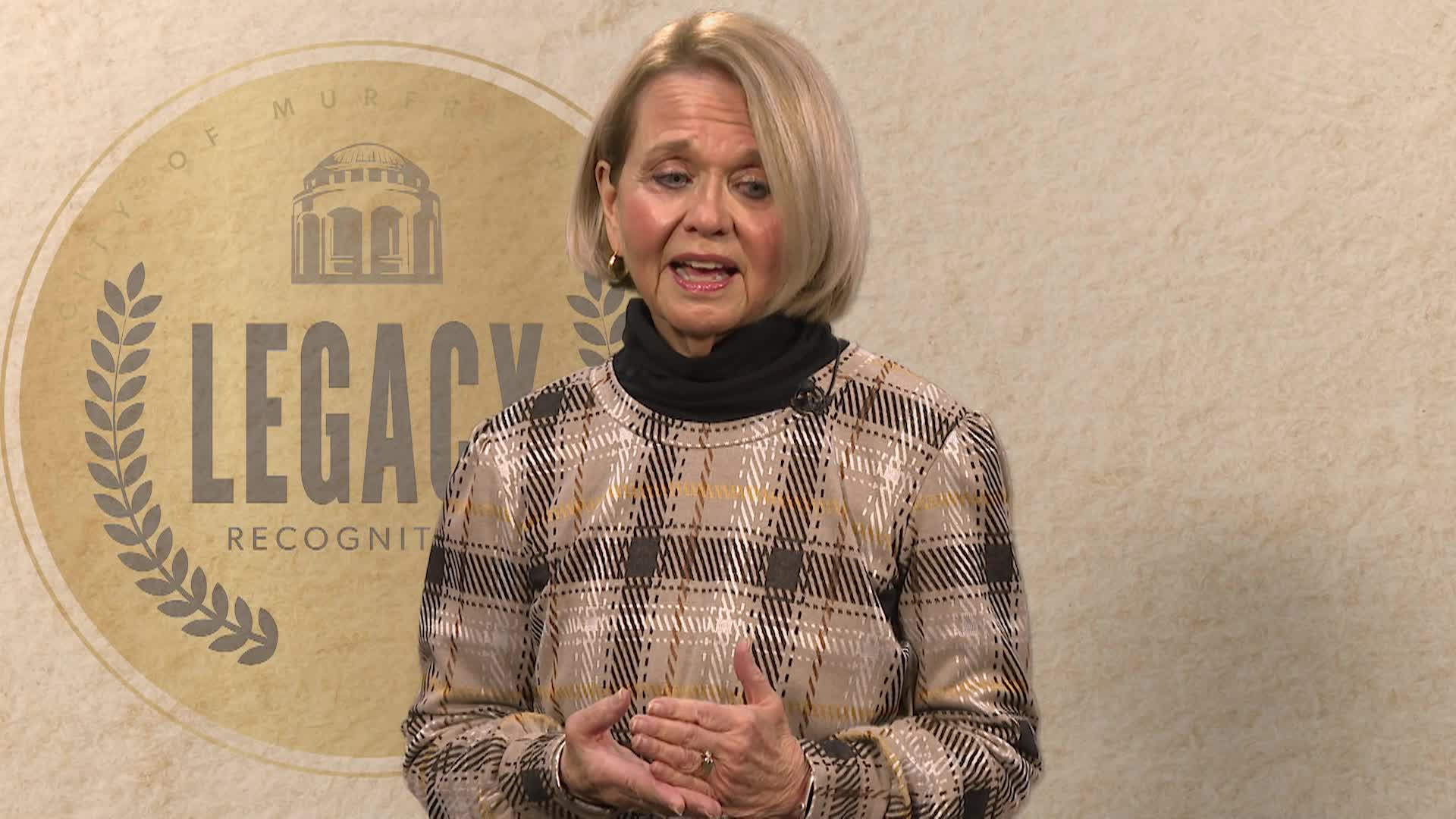 Legacy Honoree Talking