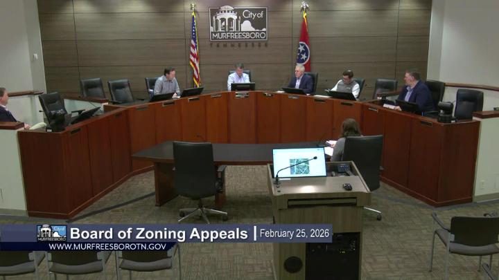Thumbnail image for Board of Zoning Appeals (Live)
