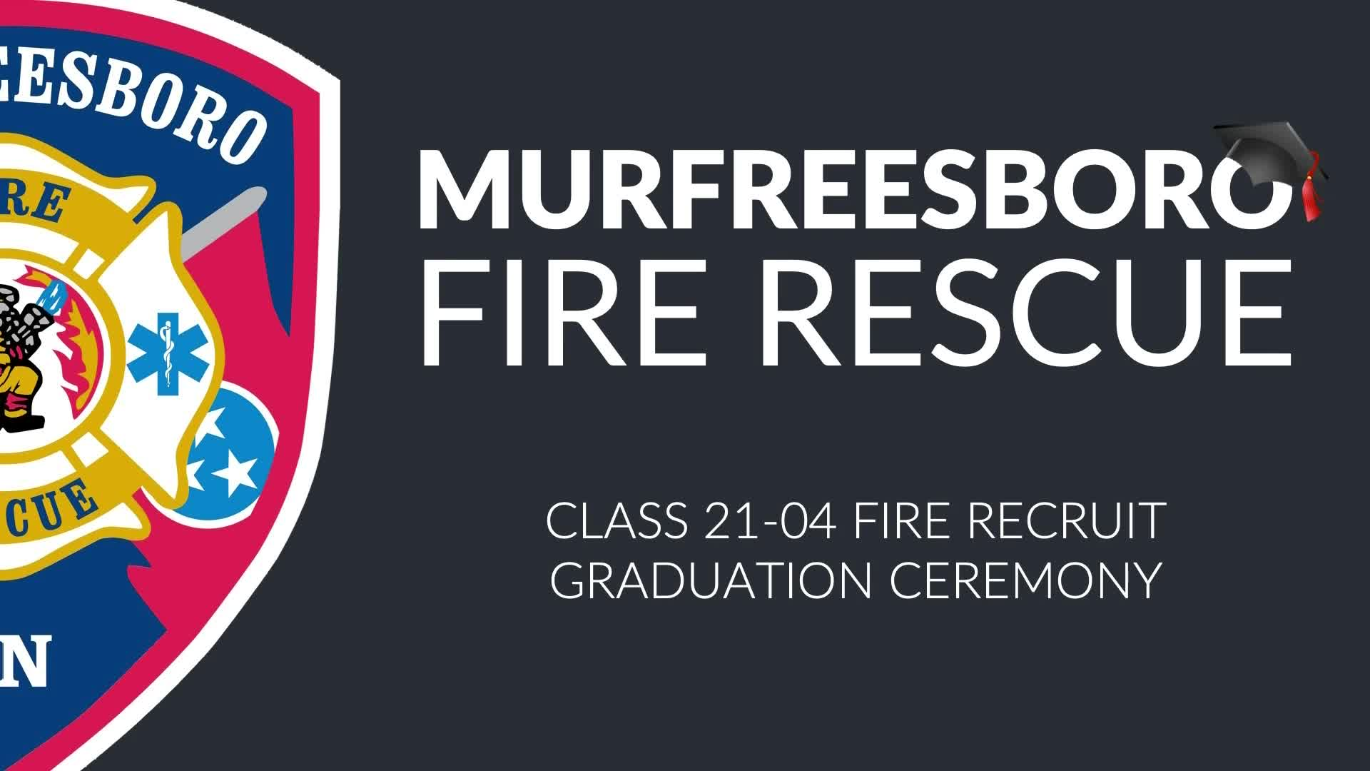 Thumbnail image for MFRD Graduation (11/12/21)