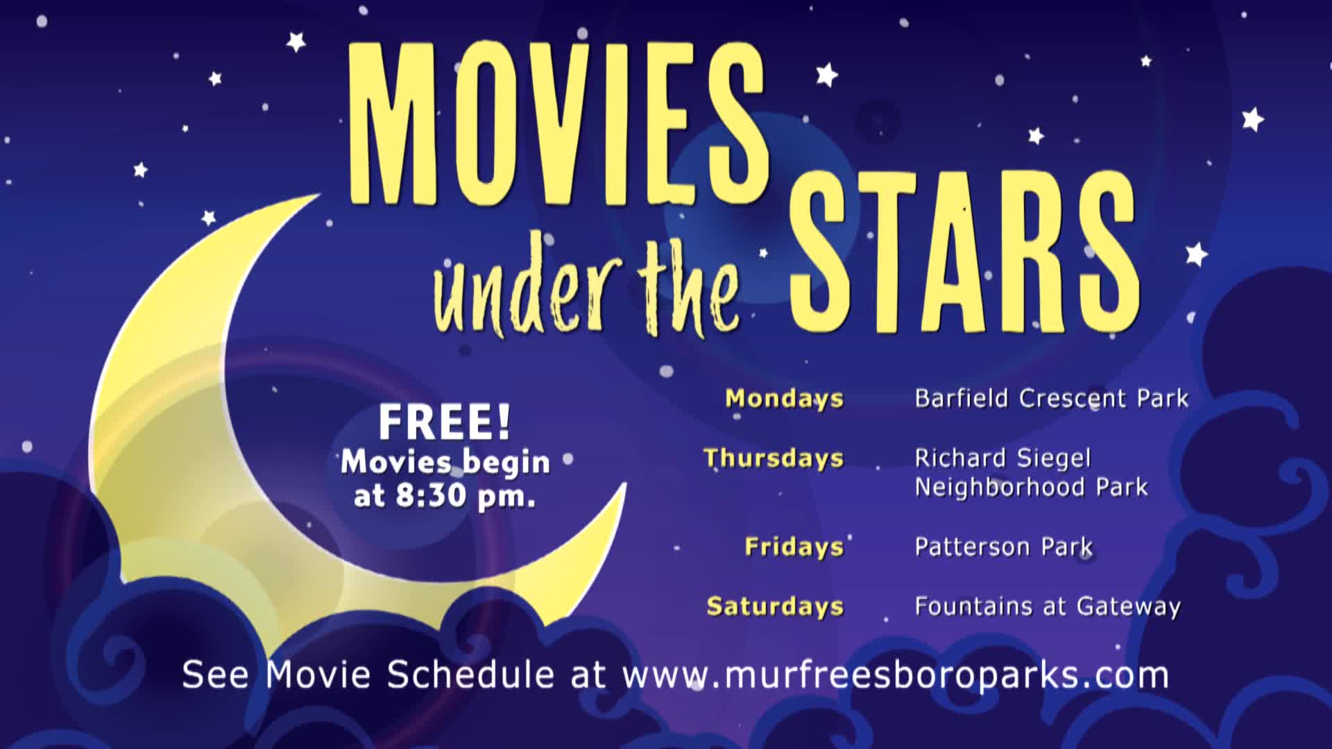 Thumbnail image for Movies Under the Stars (June & July 2023)