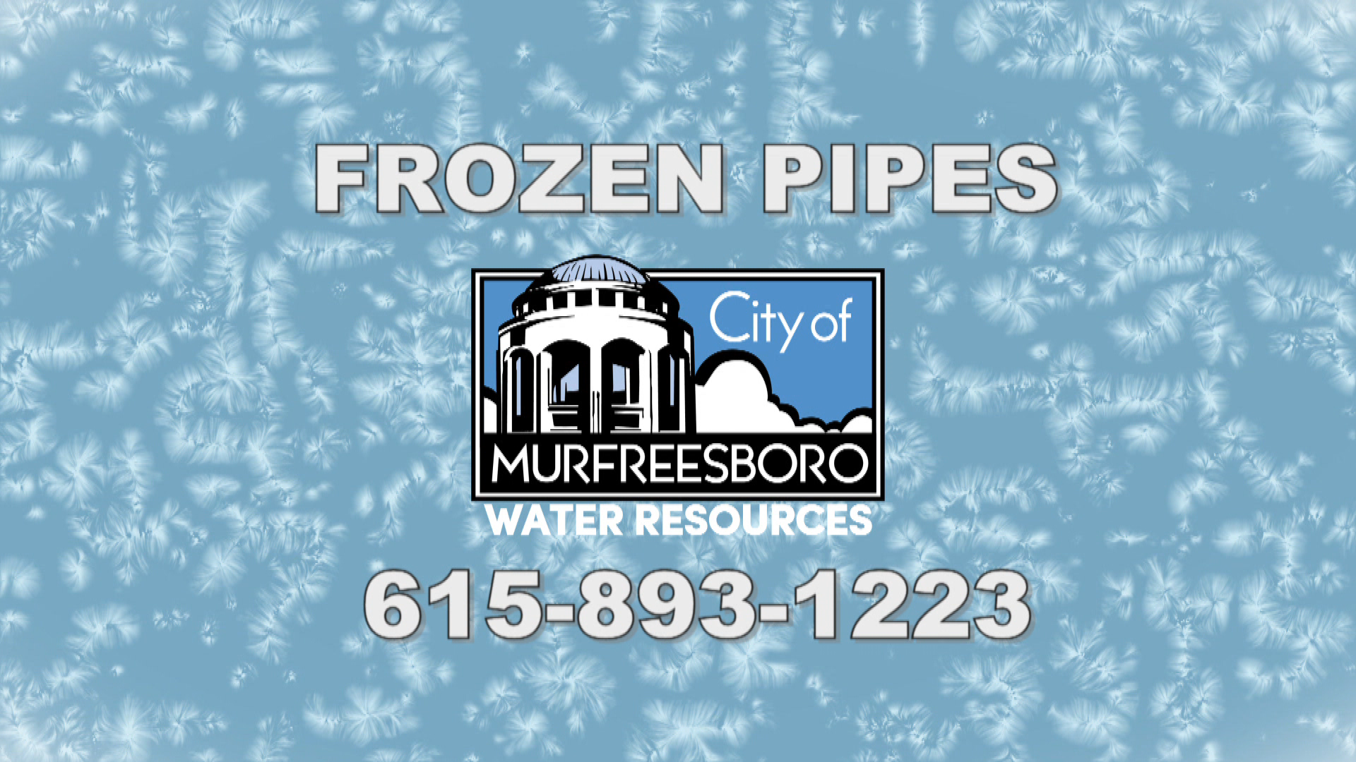 Preventing Freezing Pipes