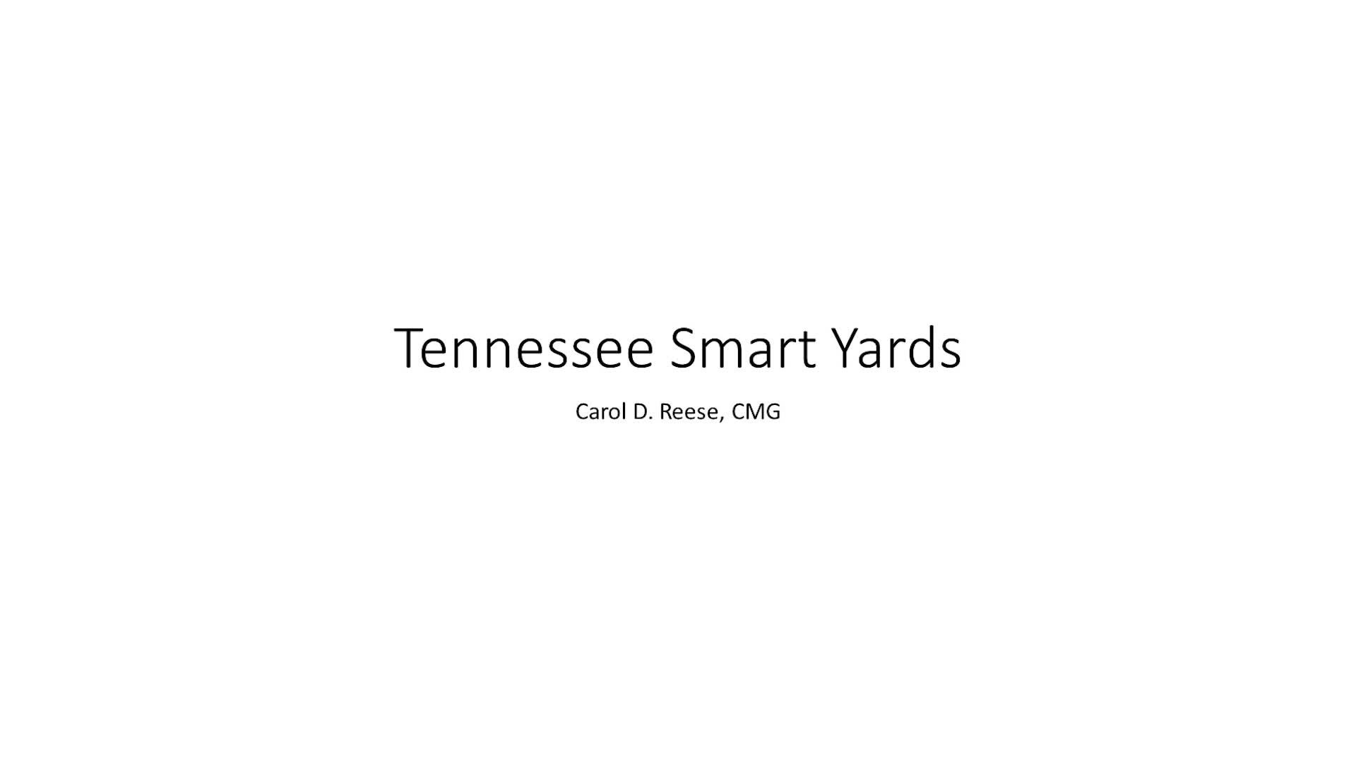 Tennessee Smart Yard